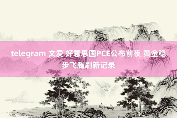 telegram 文爱 好意思国PCE公布前夜 黄金稳步飞腾刷新记录