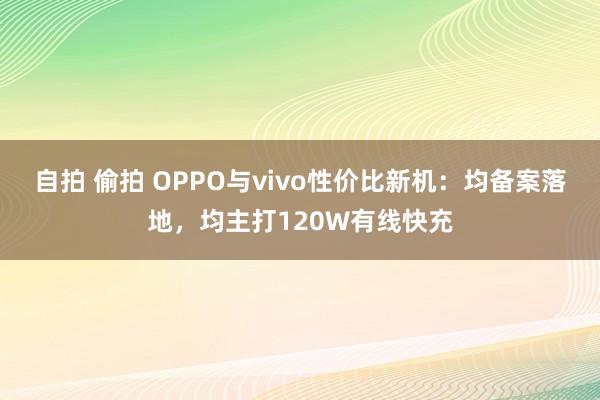 自拍 偷拍 OPPO与vivo性价比新机：均备案落地，均主打120W有线快充