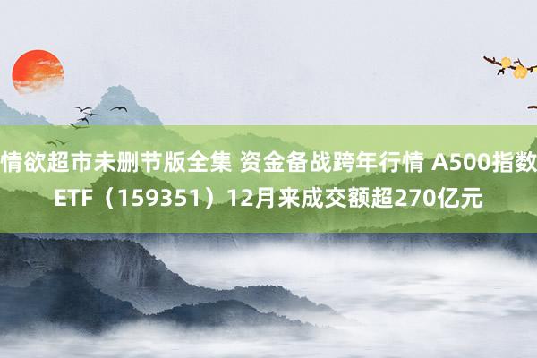 情欲超市未删节版全集 资金备战跨年行情 A500指数ETF（159351）12月来成交额超270亿元